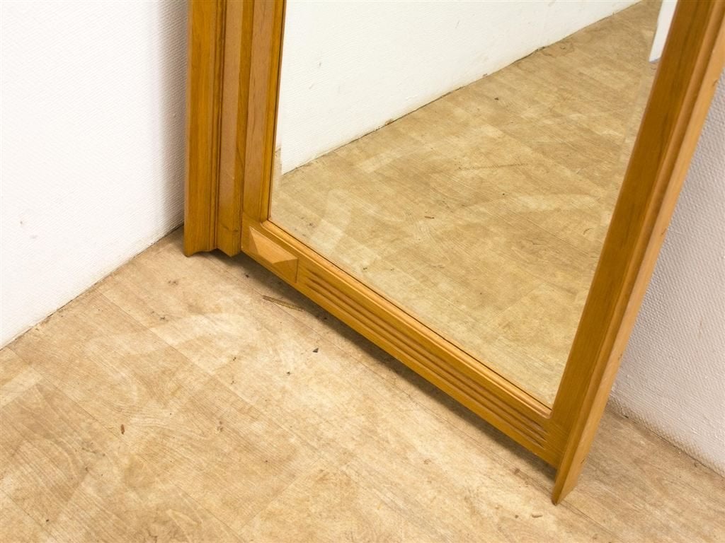 Halspiegel, Grote spiegel, Ophalen of Verzenden, Gebruikt, Rechthoekig, Minder dan 100 cm