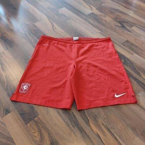 Vintage rode korte broek van Twente, Maat M, Verzamelen, Ophalen of Verzenden, Gebruikt, F.C. Twente, Shirt