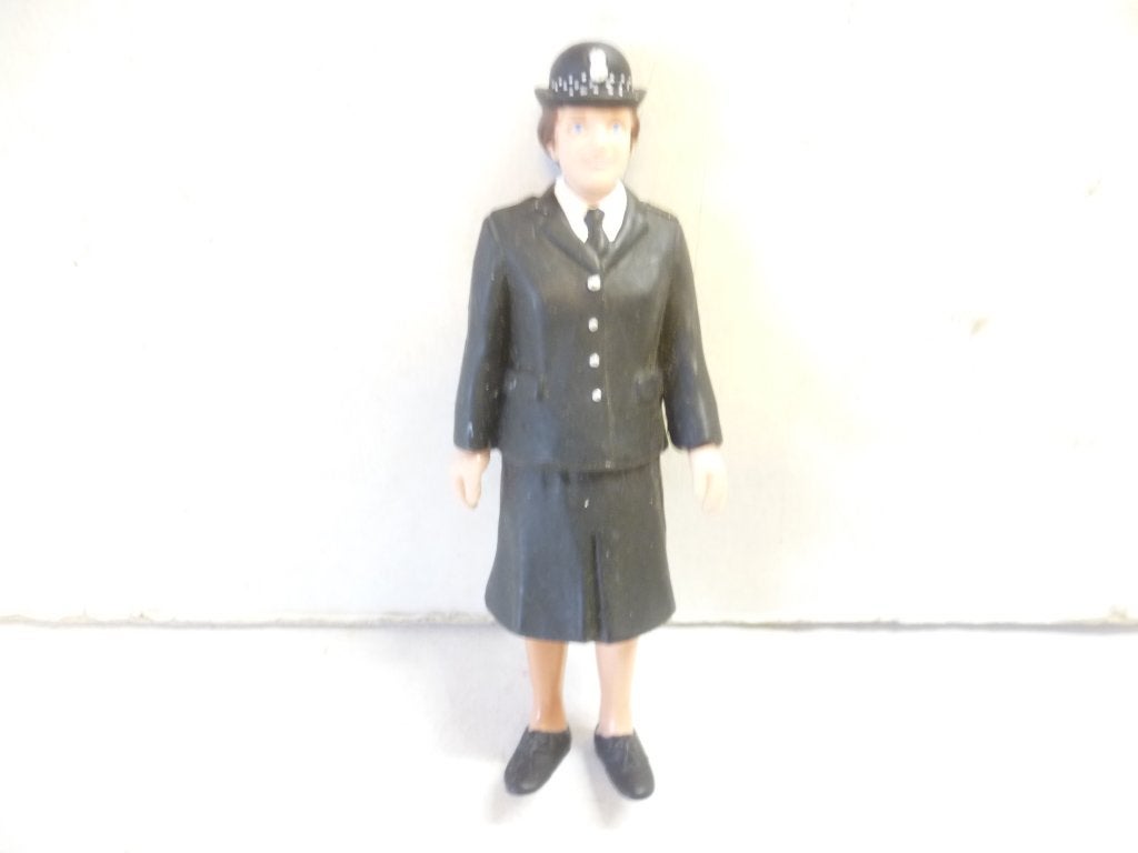 Politie Agent Agente 11cm hoog figuurtje hard kunststof, Ophalen of Verzenden, Nieuw