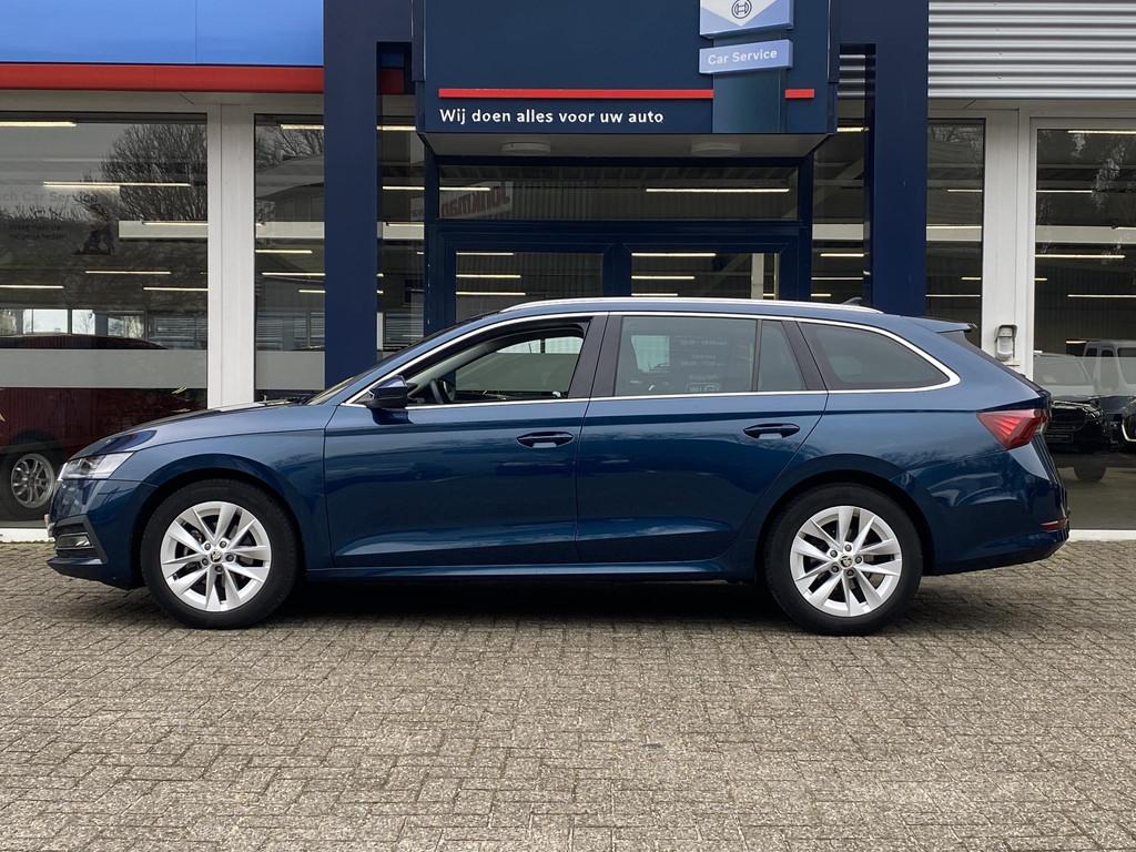 Skoda Octavia Combi 1.5 e-TSI Business Edition Plus / Automa, Stof, Blauw, Origineel Nederlands, 1316 kg
