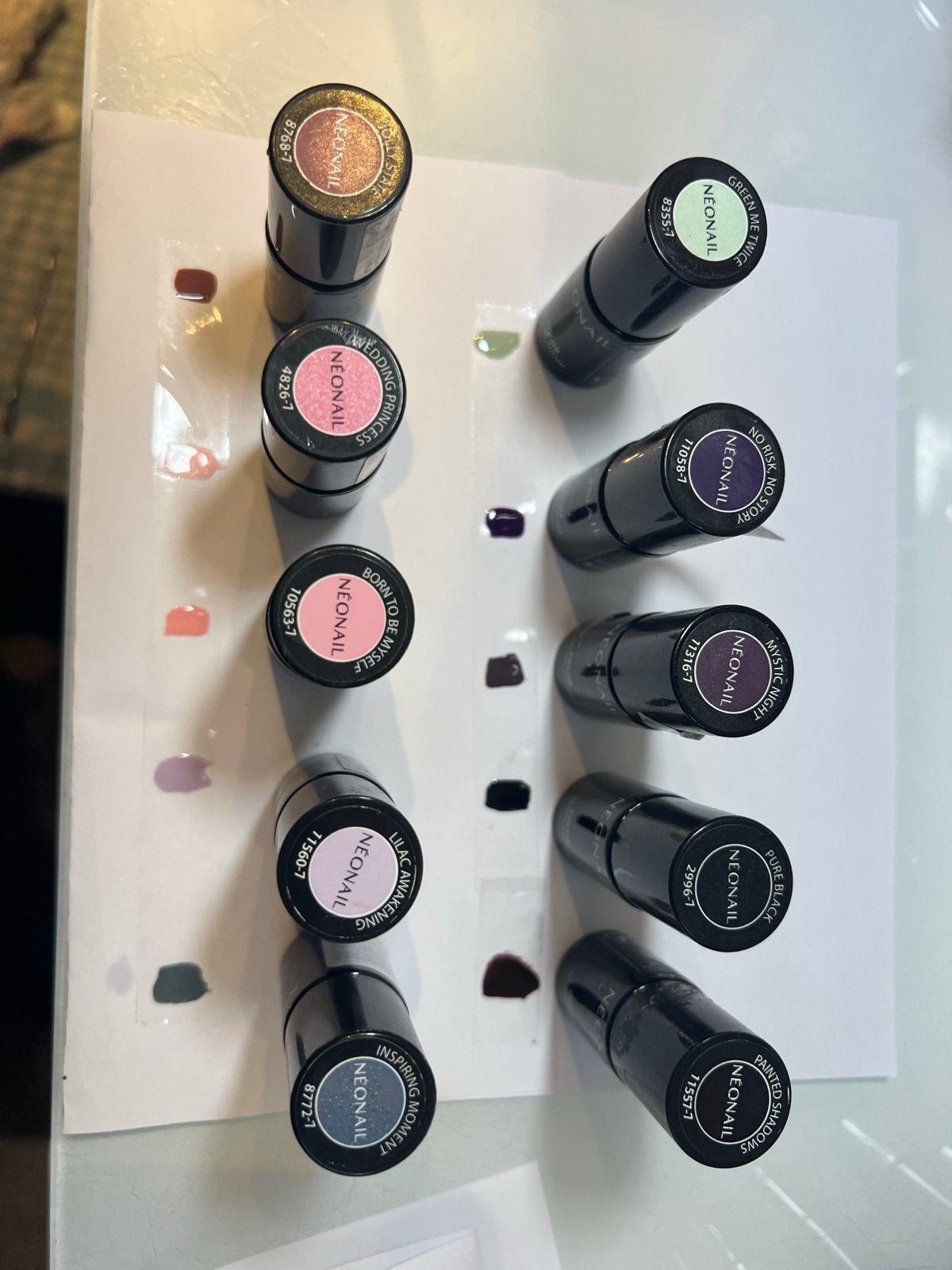 Neonail UV Nagellak Set - 10 Stuks Diverse Kleuren- nieuw, Verzenden, Nieuw, Overige kleuren, Handen en Nagels