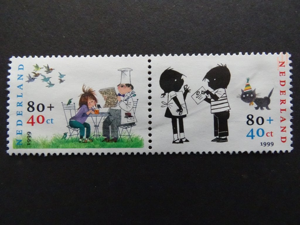 Postzegels NL / Jip en Janneke / Fiep Westendorp / 1999, Ophalen of Verzenden, Na 1940, Gestempeld