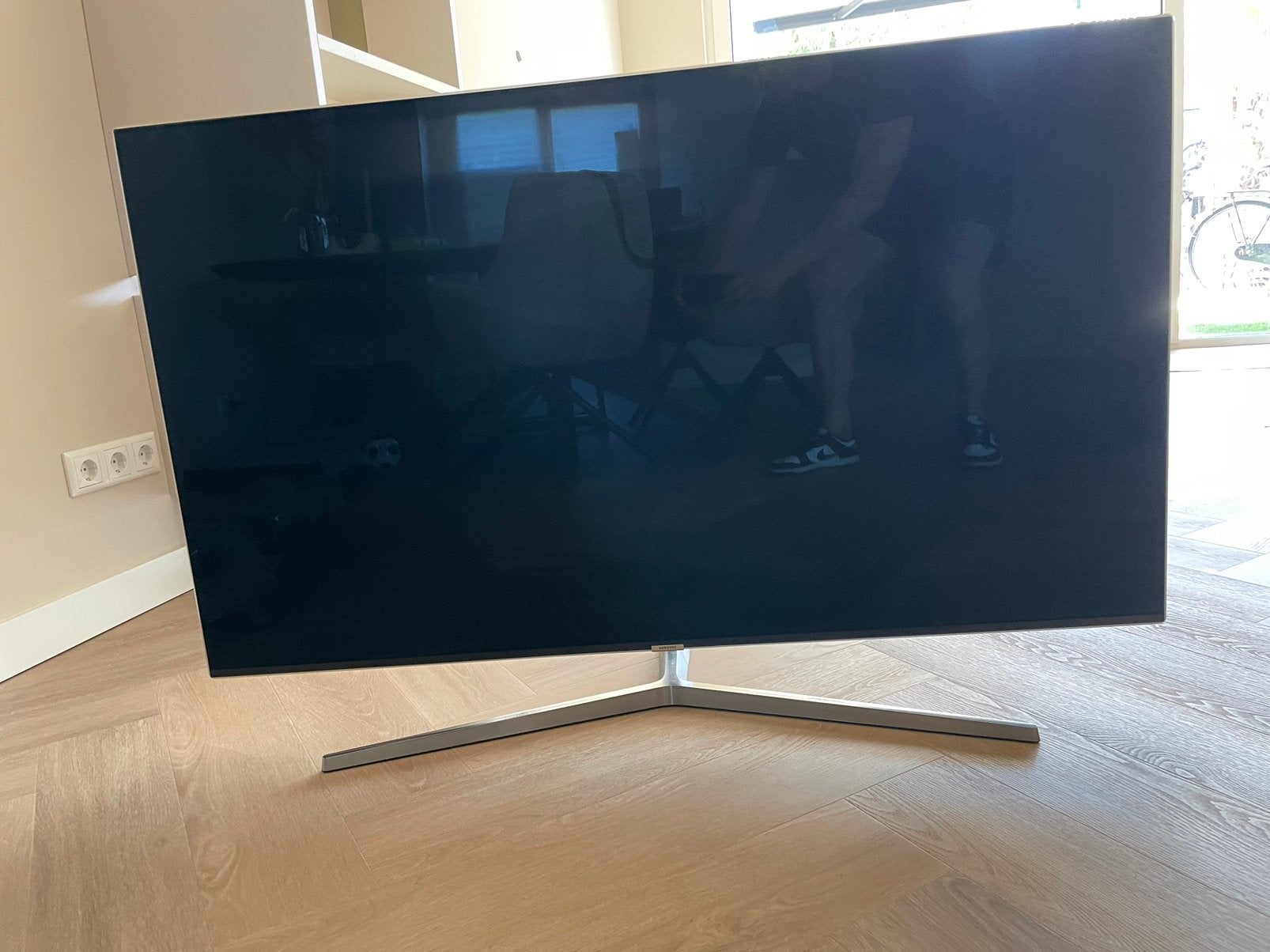 Samsung TV 55 inch 4K incl. One Connect Box, Ophalen, LED, Zo goed als nieuw, 100 Hz