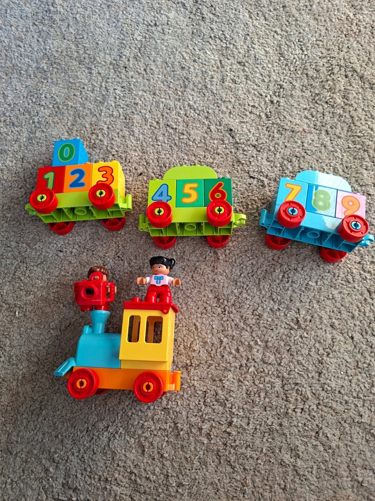 K: 10847LEGO mijn 1e Duplo Cijfertrein in nieuwstaat, Overige typen, Ophalen of Verzenden, Zo goed als nieuw, Duplo