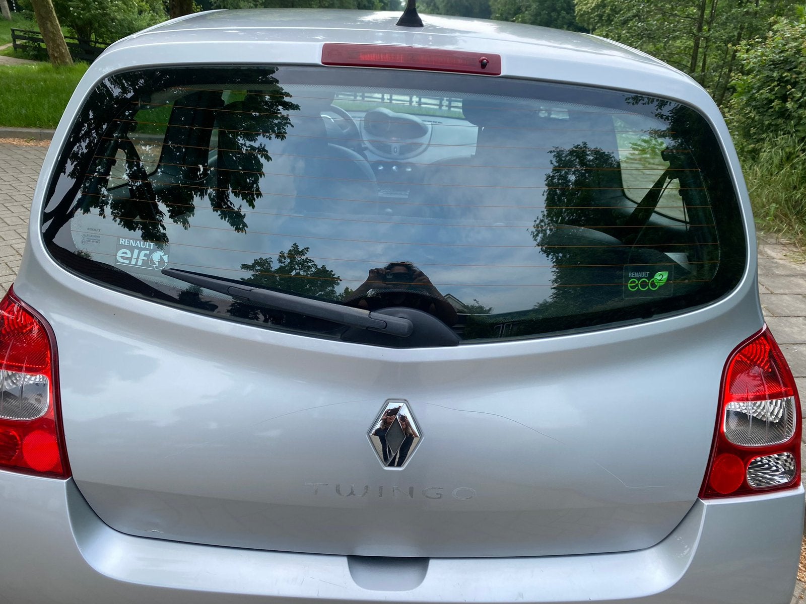 Renault  Twingo, Auto's, Renault, Particulier, Benzine, Automaat, Zilver of Grijs, Stof, Dealer onderhouden, Onderhoudsboekje