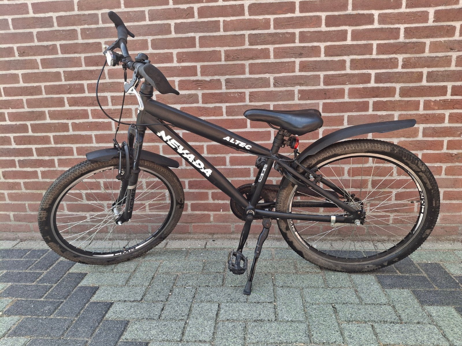 Altec Nevada Mountainbike 24 inch - Zwart, Fietsen en Brommers, Minder dan 45 cm, Ophalen, Overige merken