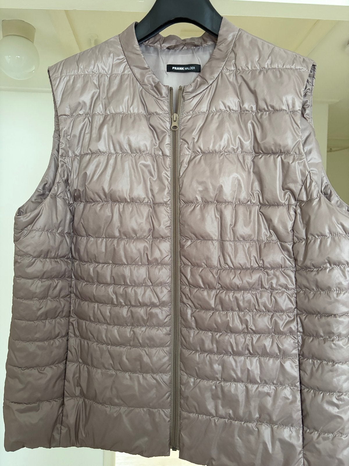 Frank Walder gewatteerd vest - Maat 42/44 (L), Ophalen of Verzenden, Zo goed als nieuw, Maat 42/44 (L), Beige