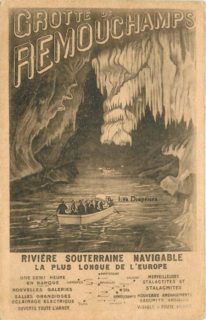 381-125-023 Grotte de Remouchamps, Verzenden, Voor 1920, Overig Europa
