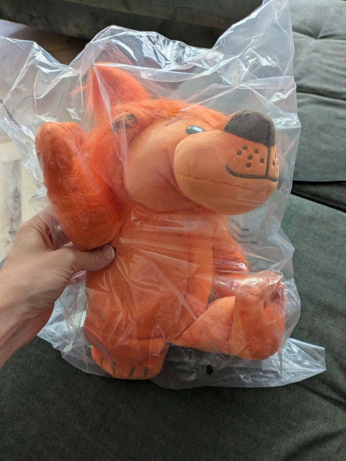 ING Spaarleeuw knuffel - Nieuw in verpakking, Overige merken, Nieuw, Ophalen of Verzenden, Middelgroot (20 tot 80 cm)