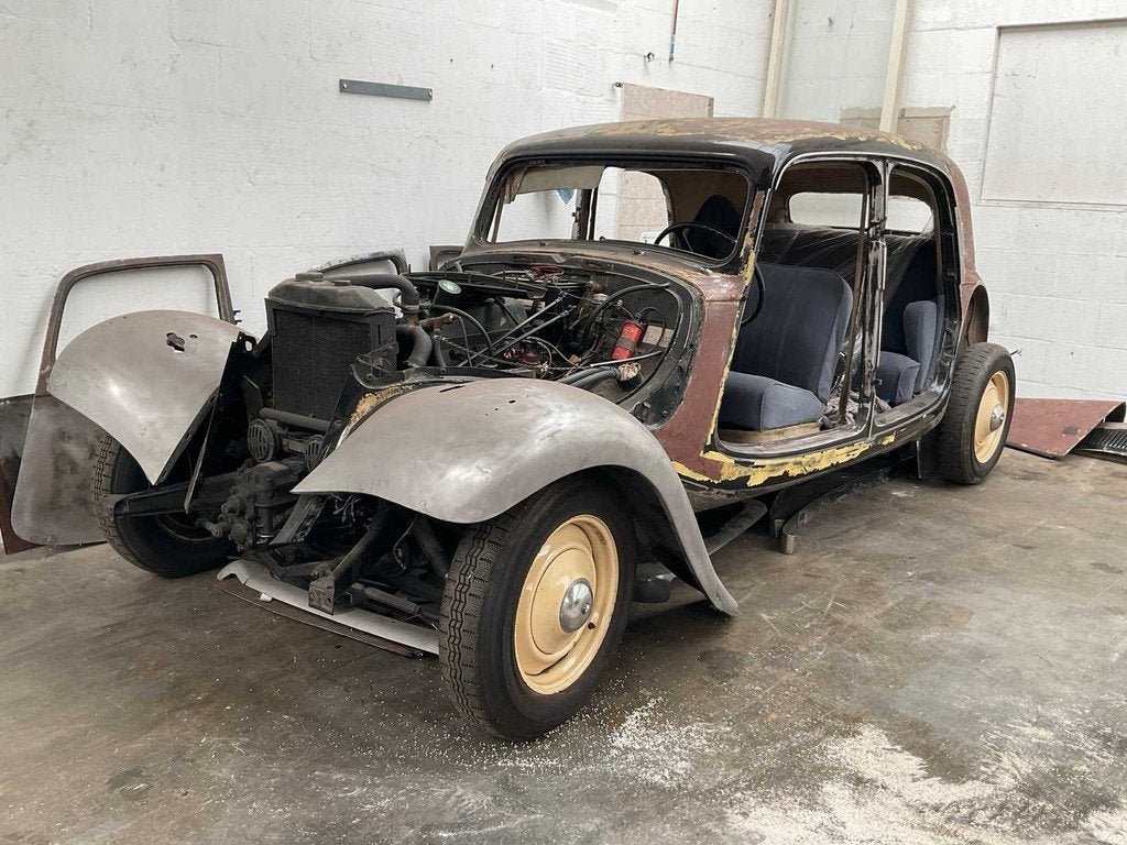 1953 Citroën 11B 11B Oldtimer restauratie auto, Overige carrosserieën, Citroën, Zwart, Bedrijf