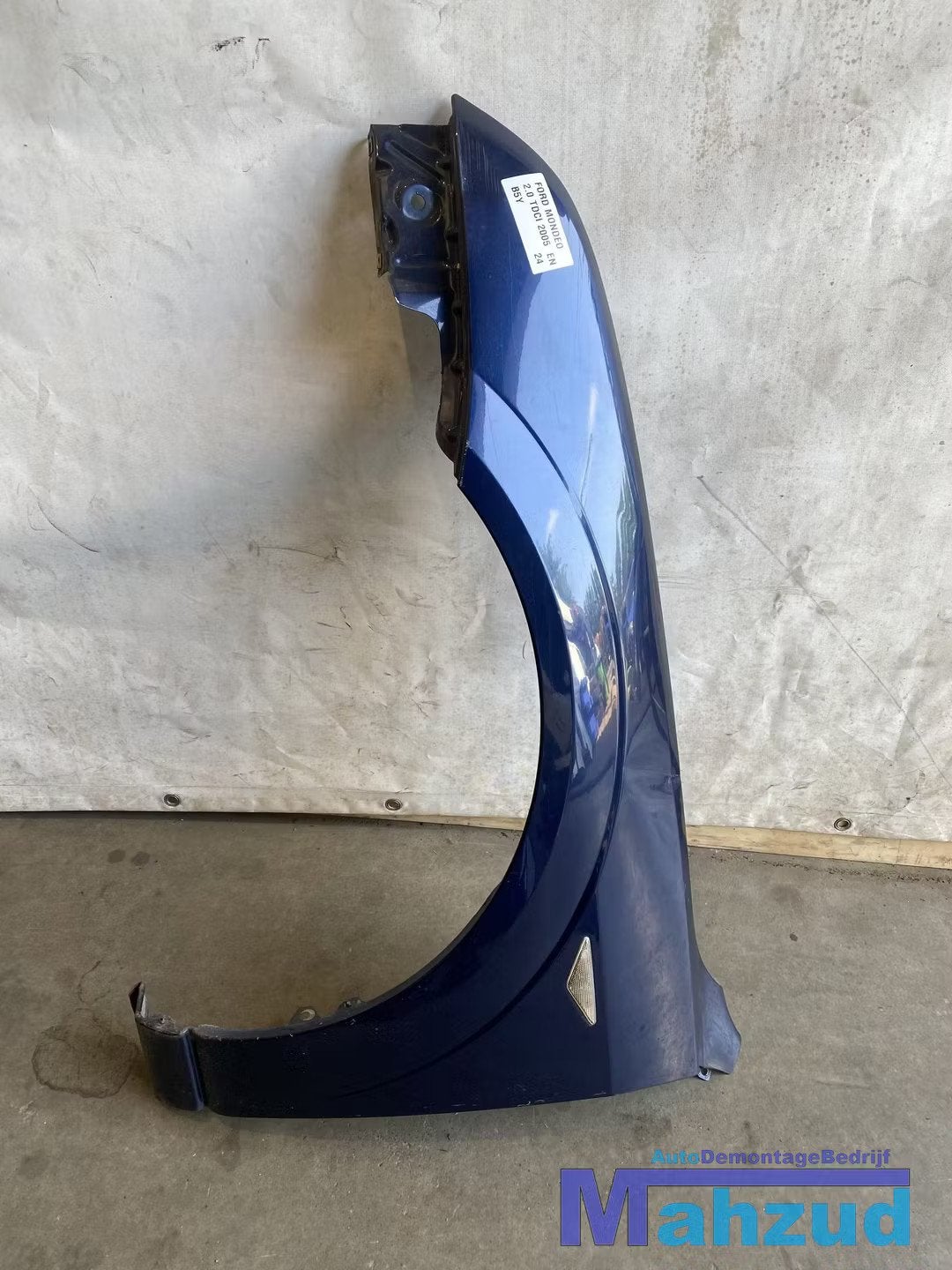 FORD MONDEO 3 Blauw E2 links voorscherm scherm 2000-2007, Gebruikt, Info@ford.com, Voor, Ophalen of Verzenden