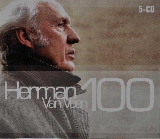 Herman van Veen  - 100 - 5 cd box, Ophalen of Verzenden, Zo goed als nieuw, Cabaret of Kleinkunst, Boxset