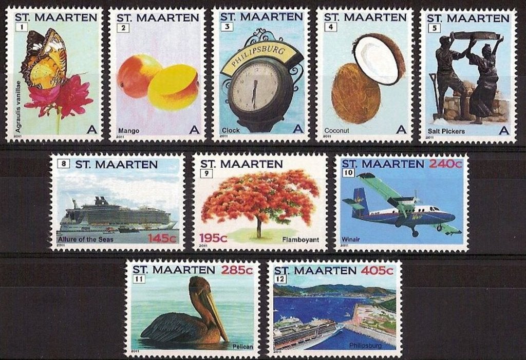 01-07 Sint Maarten 31/40 postfris, Verzenden, Postfris