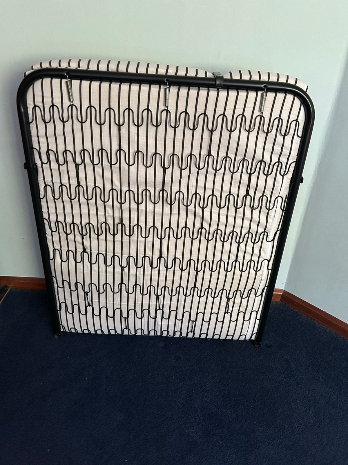 Vouwbed, kampeerbed, noodbed van Ikea, Ophalen, Gebruikt, Eenpersoons, Zwart