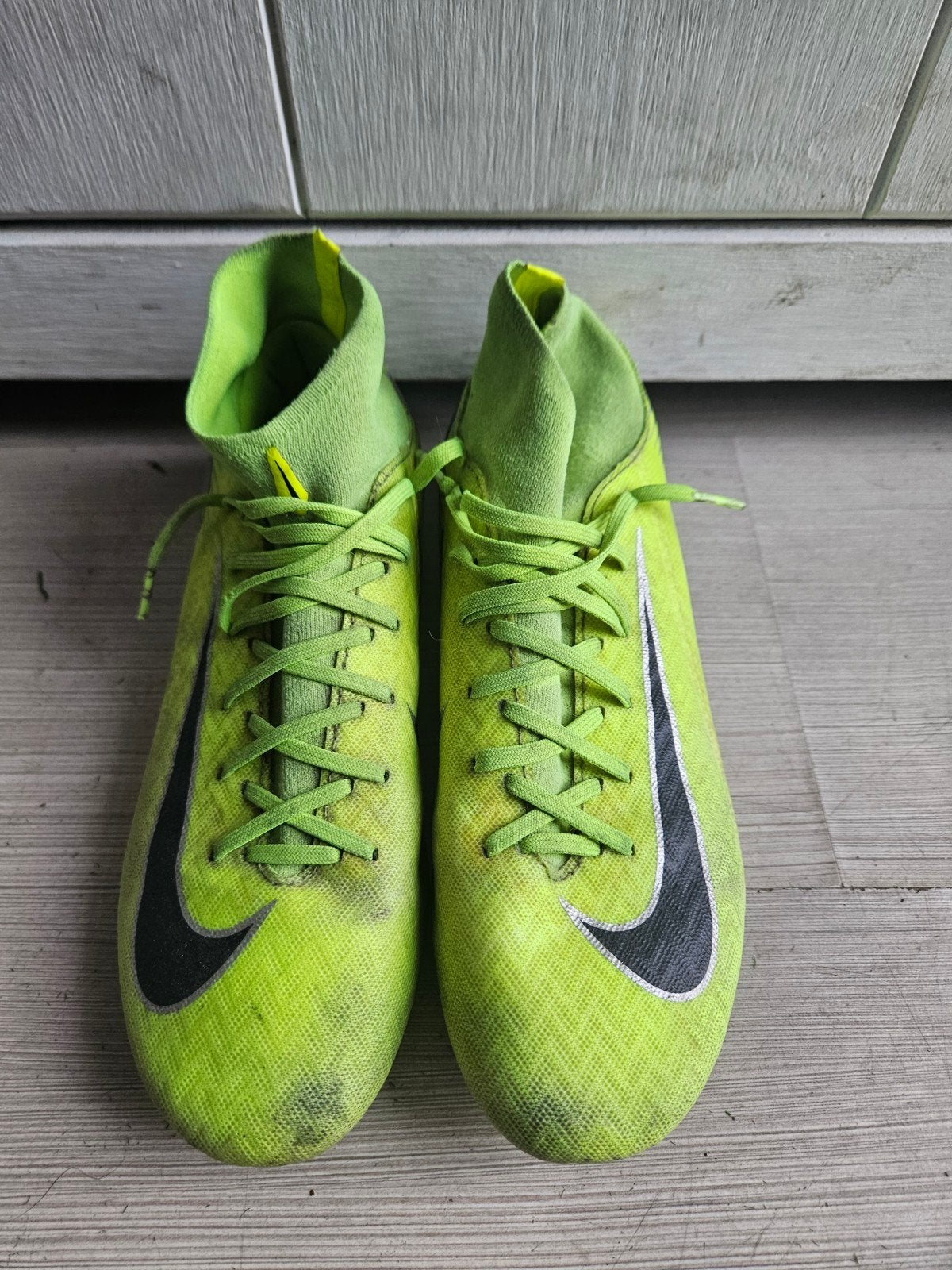 Nike Mercurial Voetbalschoenen - Neon Geel, Maat XS of kleiner, Ophalen of Verzenden, Gebruikt, Schoenen