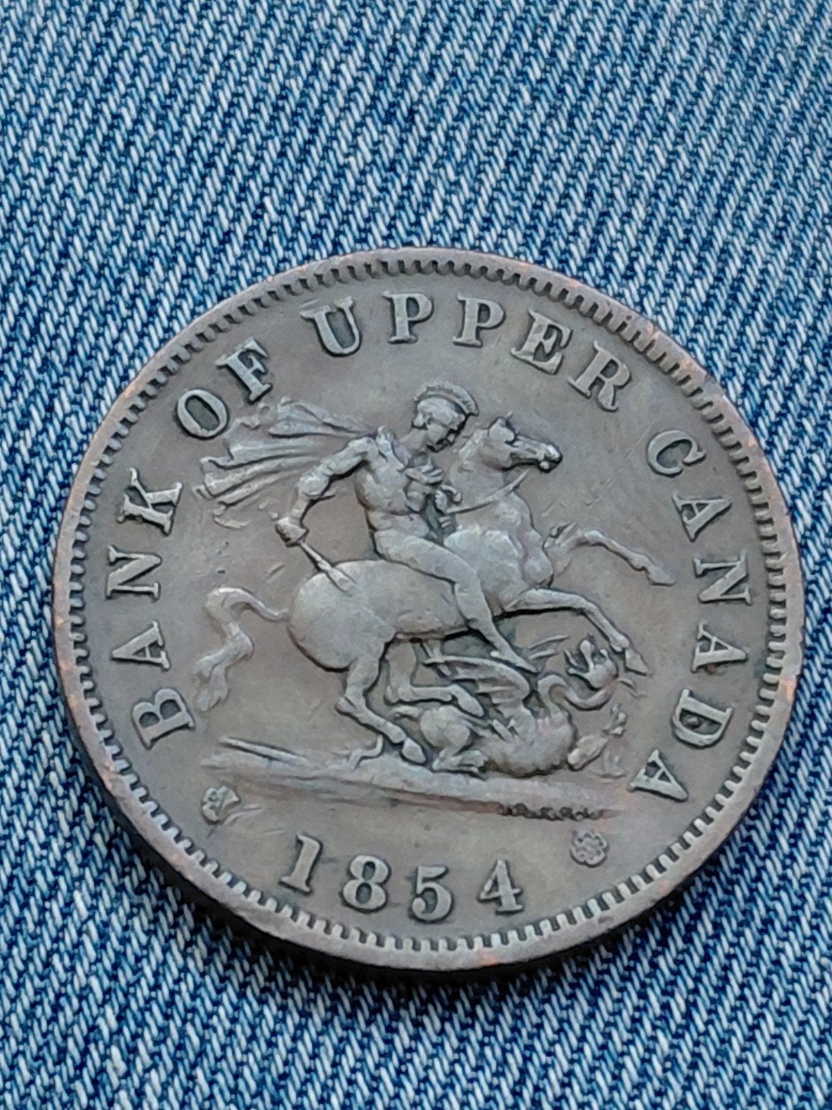 Canadese Provincies 1 Penny 1854, Verzenden, Noord-Amerika, Losse munt