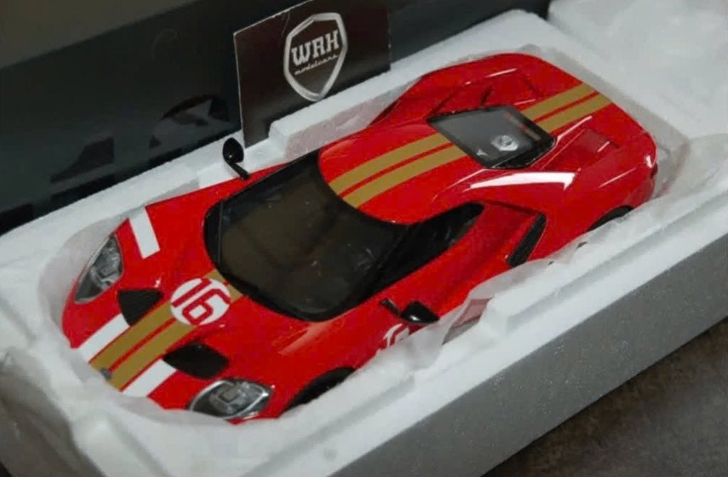 1:18 FORD GT HERITAGE edition GT883 GT spirit NEW IN BOX WRH, Verzenden, Nieuw, Auto, Overige merken