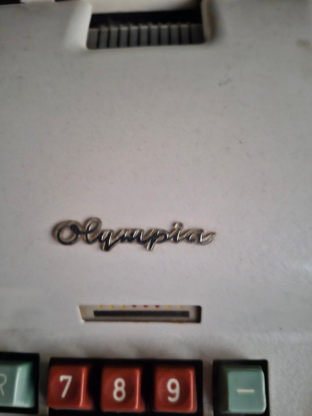 vintage olympia rekenmachine, Diversen, Rekenmachines, Ophalen, Gebruikt
