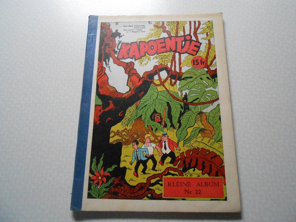 'Kleine Album t Kapoentje 22a 1954., Gelezen, Eén stripboek, Ophalen of Verzenden, Hergé