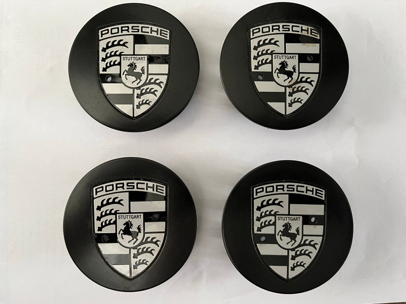 Porsche 991 naafkappen set Matzwart, Ophalen of Verzenden, Zo goed als nieuw
