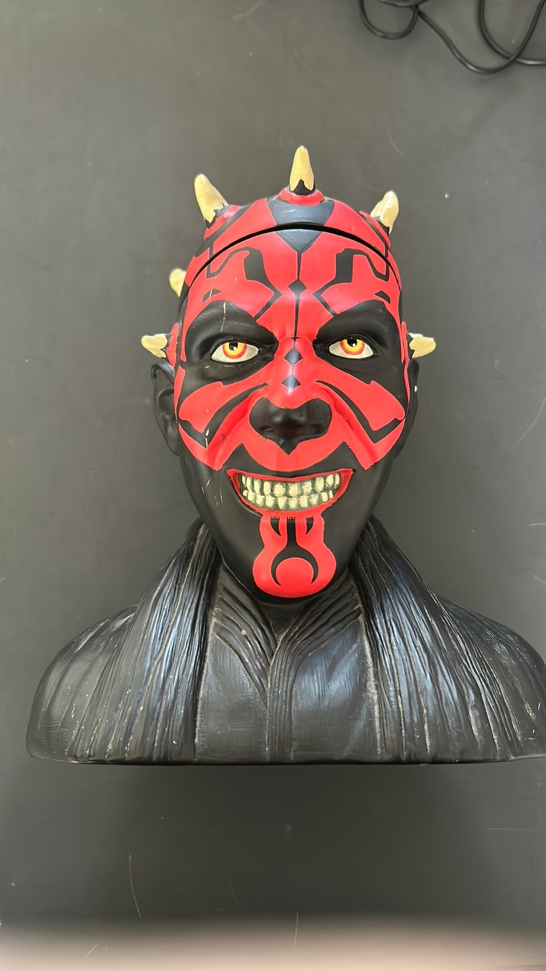 Darth maul opslag figuur, Ophalen of Verzenden, Gebruikt, Gebruiksvoorwerp