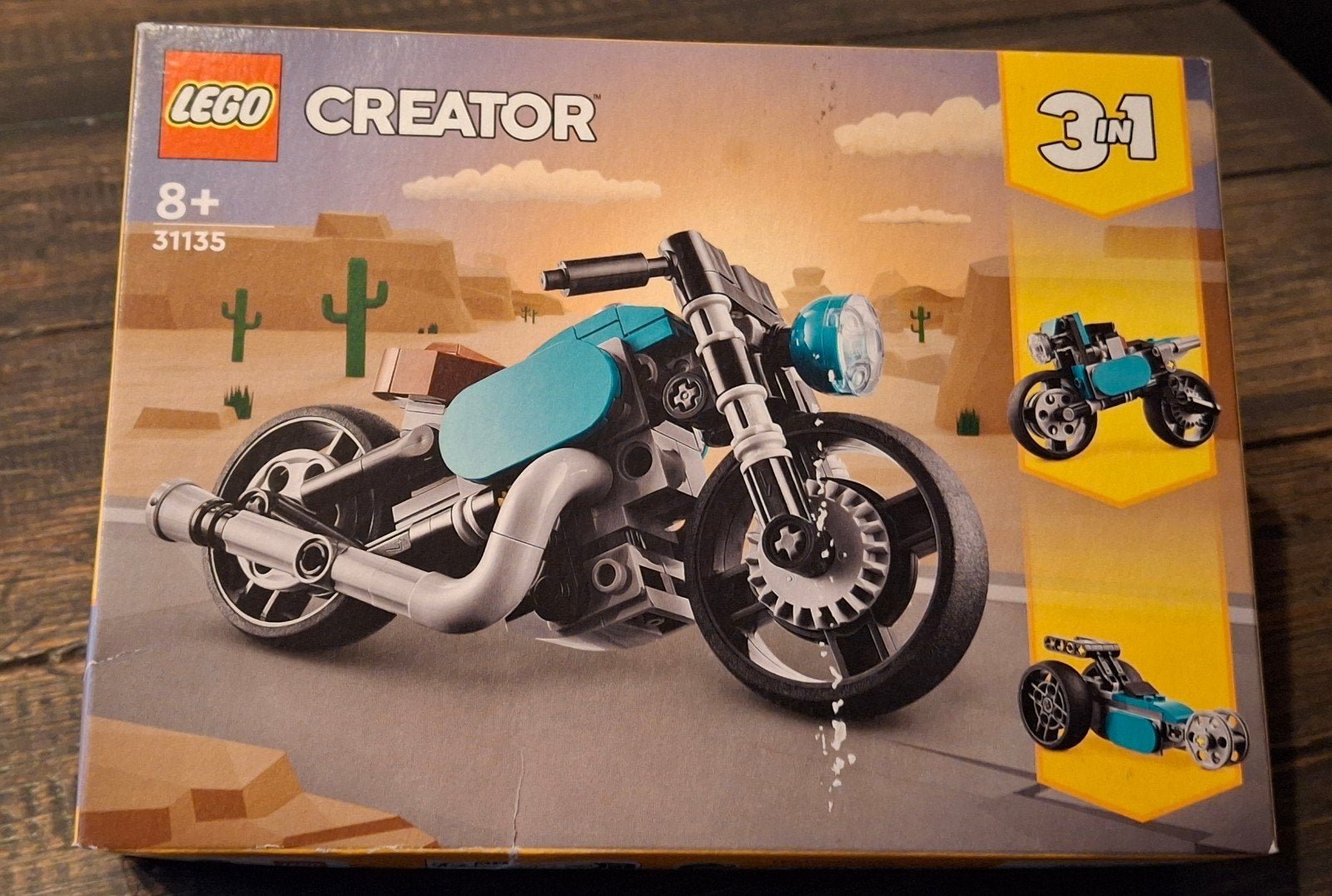 LEGO Creator 3-in-1 31135 Vintage Motorfiets, Lego, Nieuw, Ophalen of Verzenden, Compleet