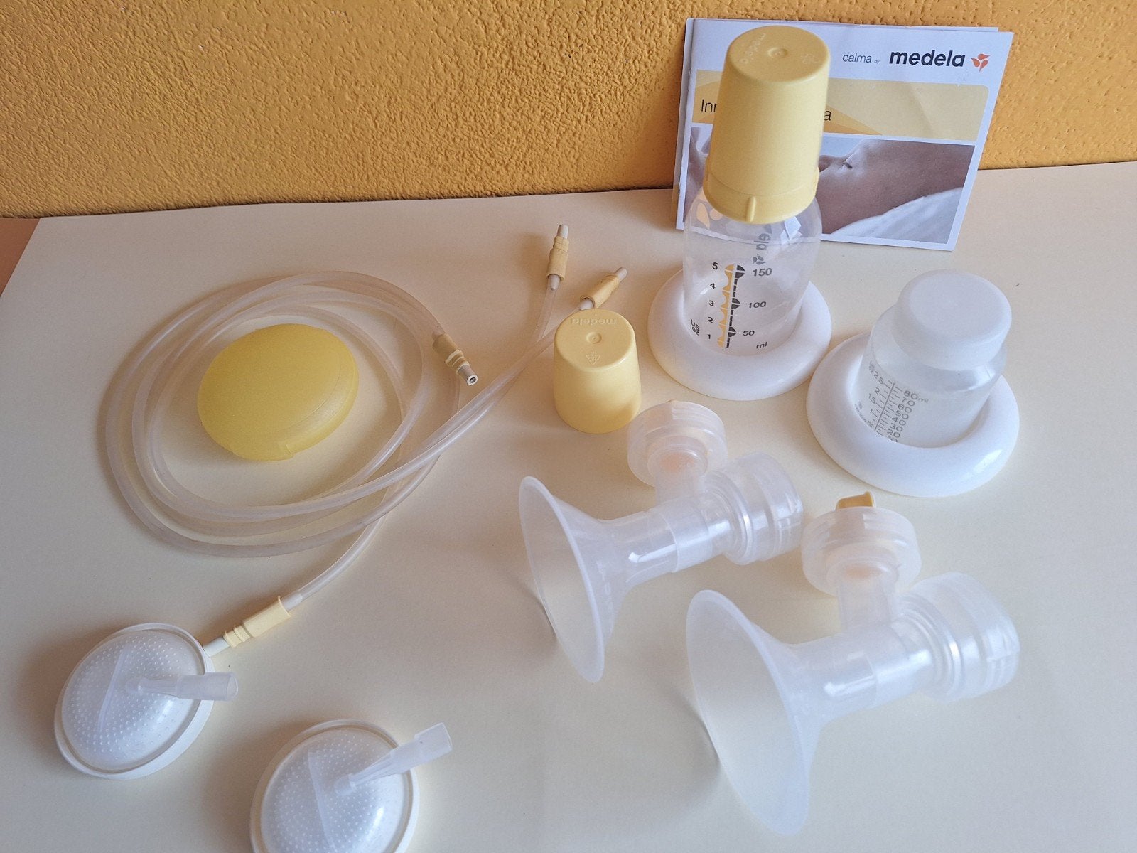 Medela kolfonderdelen en flesjes, Kinderen en Baby's, Ophalen, Gebruikt, Medela, Borstkolf