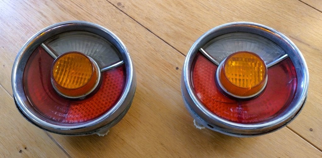 Setje ronde achterlichten BMW 02 serie (E10), Ophalen of Verzenden, Gebruikt, BMW