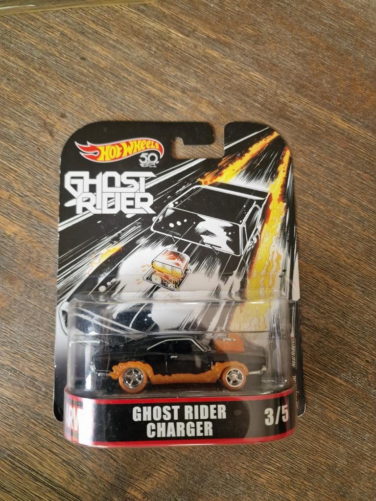Ghost Rider Charger Marvel Hot Wheels, Ophalen of Verzenden, Nieuw, Auto