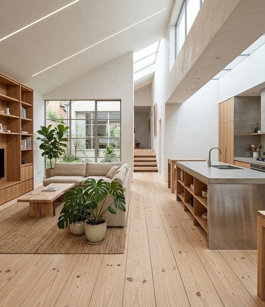 PACIFIC PINE XXL VLOERDELEN MASSIEVE HOUTEN VLOER!, Ophalen of Verzenden, Nieuw, 75 m² of meer, Parket
