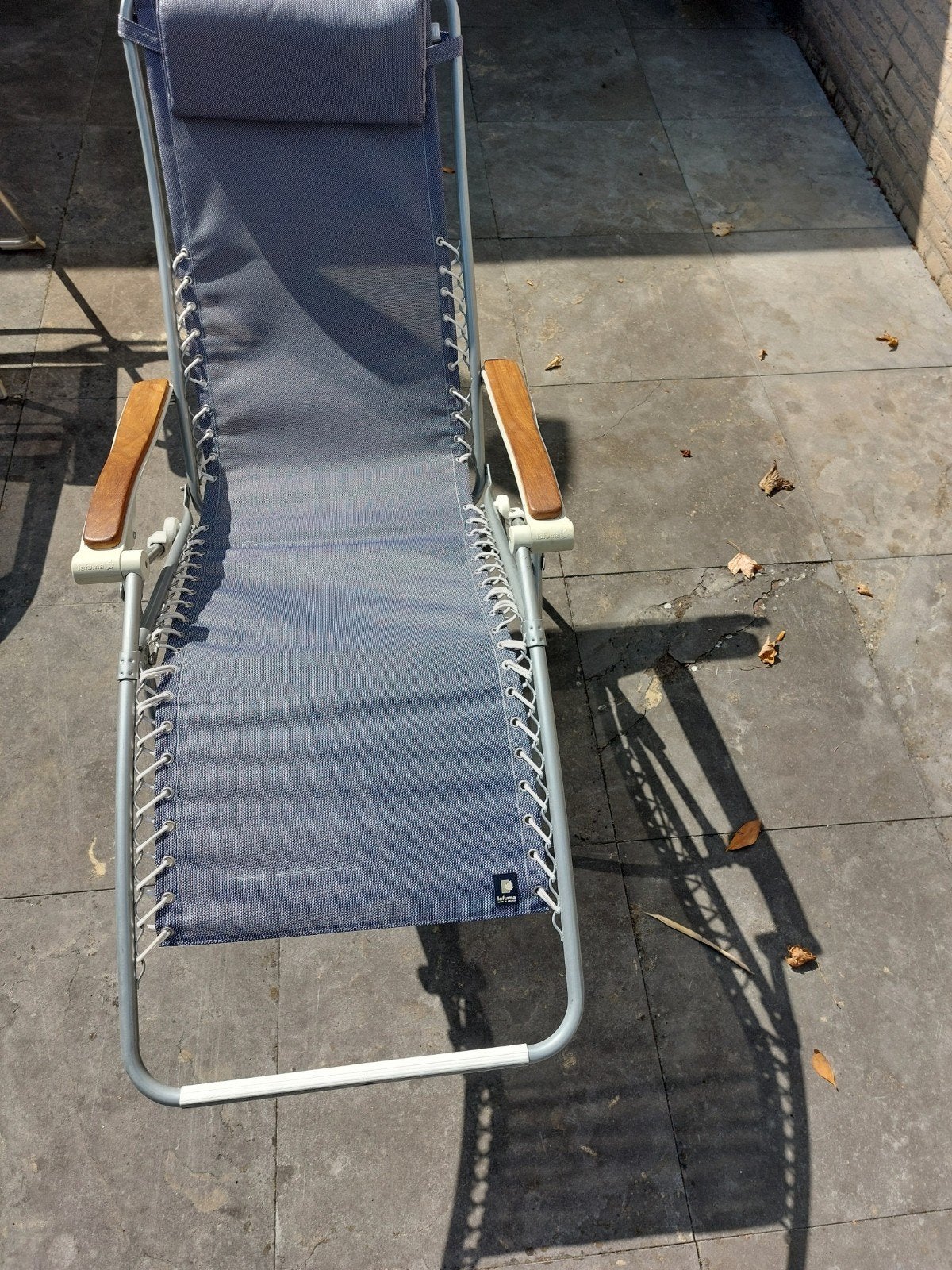 Lafuma en lallemand verstelbare relaxstoel als nieuw, Ophalen of Verzenden, Gebruikt, Campingstoel