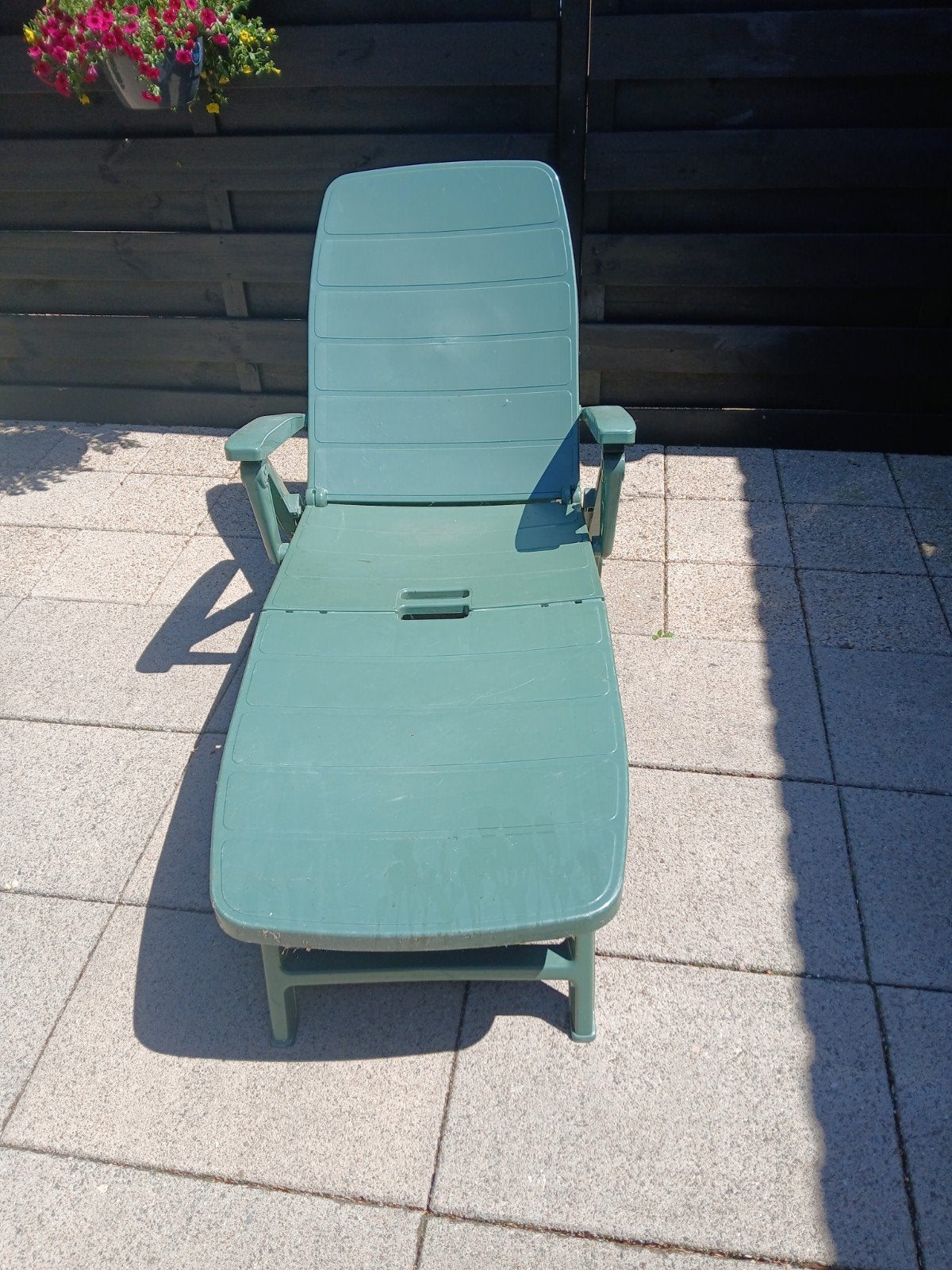 Ligbed, Tuin en Terras, Ligbedden, Ophalen of Verzenden, Zo goed als nieuw, Aluminium