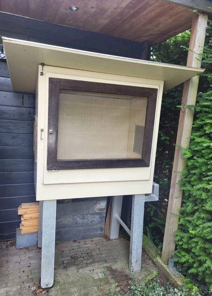 Stevig buitenslaaphuisje/Lutje Potje (verrijdbaar), Ophalen, Gebruikt