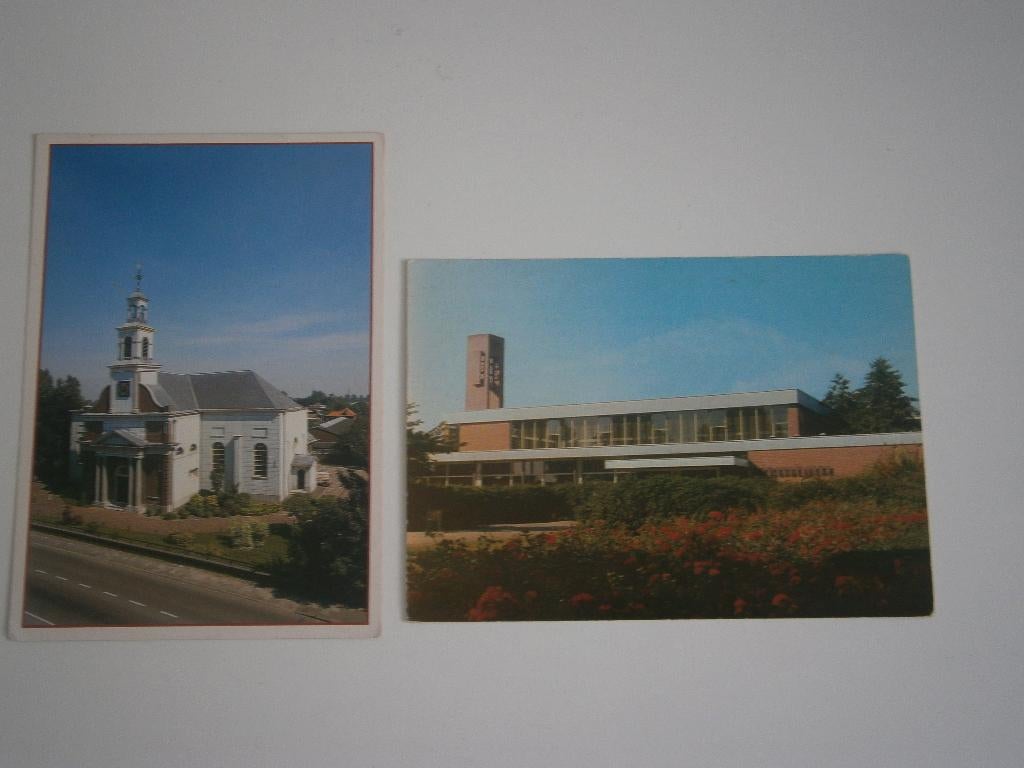 Waddinxveen 2 ansichten, Ophalen of Verzenden, Ongelopen, Zuid-Holland