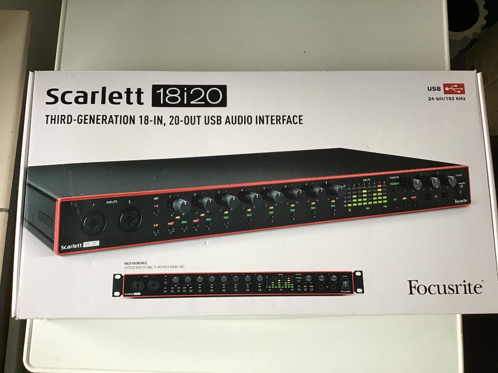 Focusrite Scarlett 18i20, Ophalen, Nieuw, Extern, Focusrite