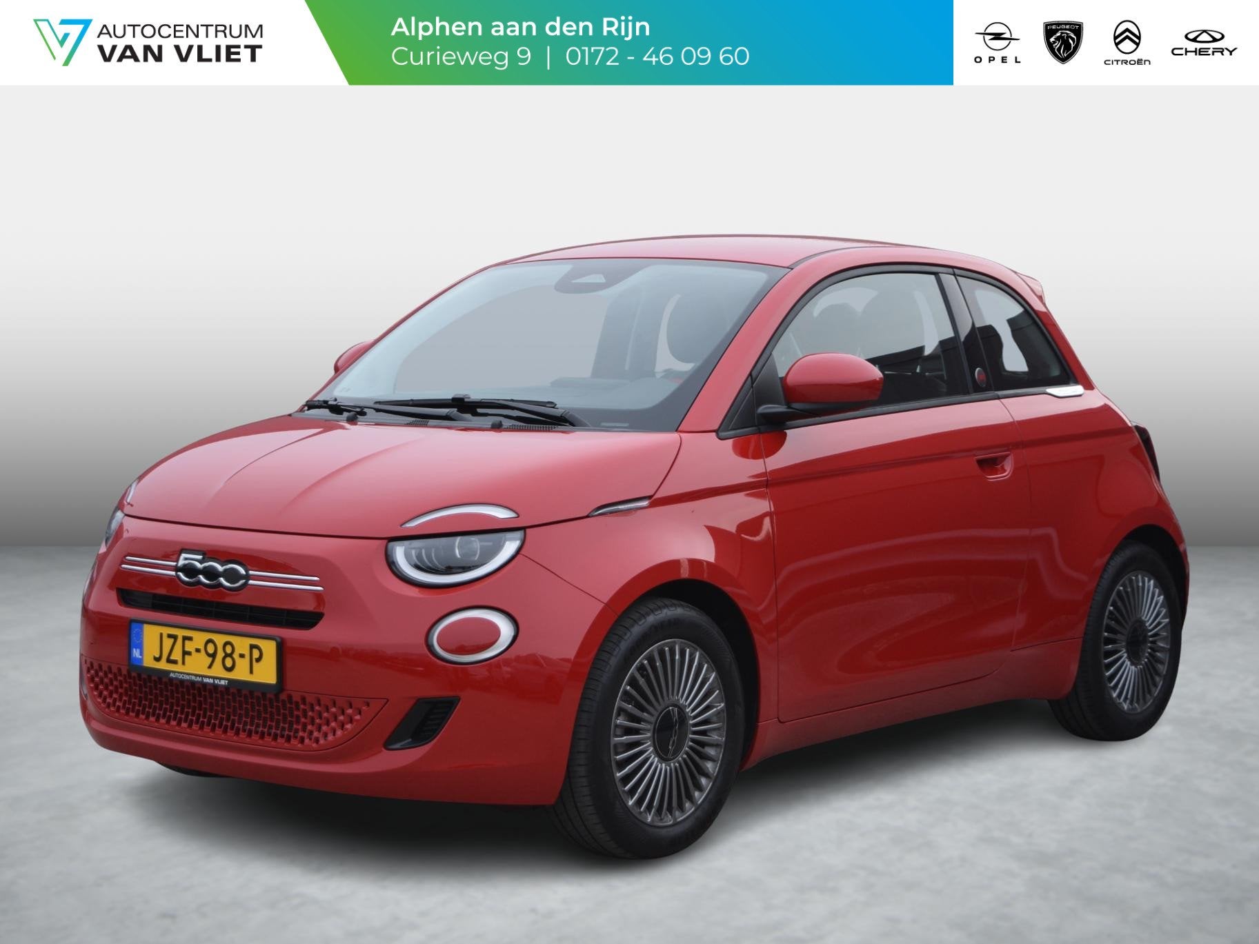 Fiat 500 Hybrid Torino Launch Edition | Clima | Carplay | PD, Stof, Zwart, 4 stoelen, Bedrijf