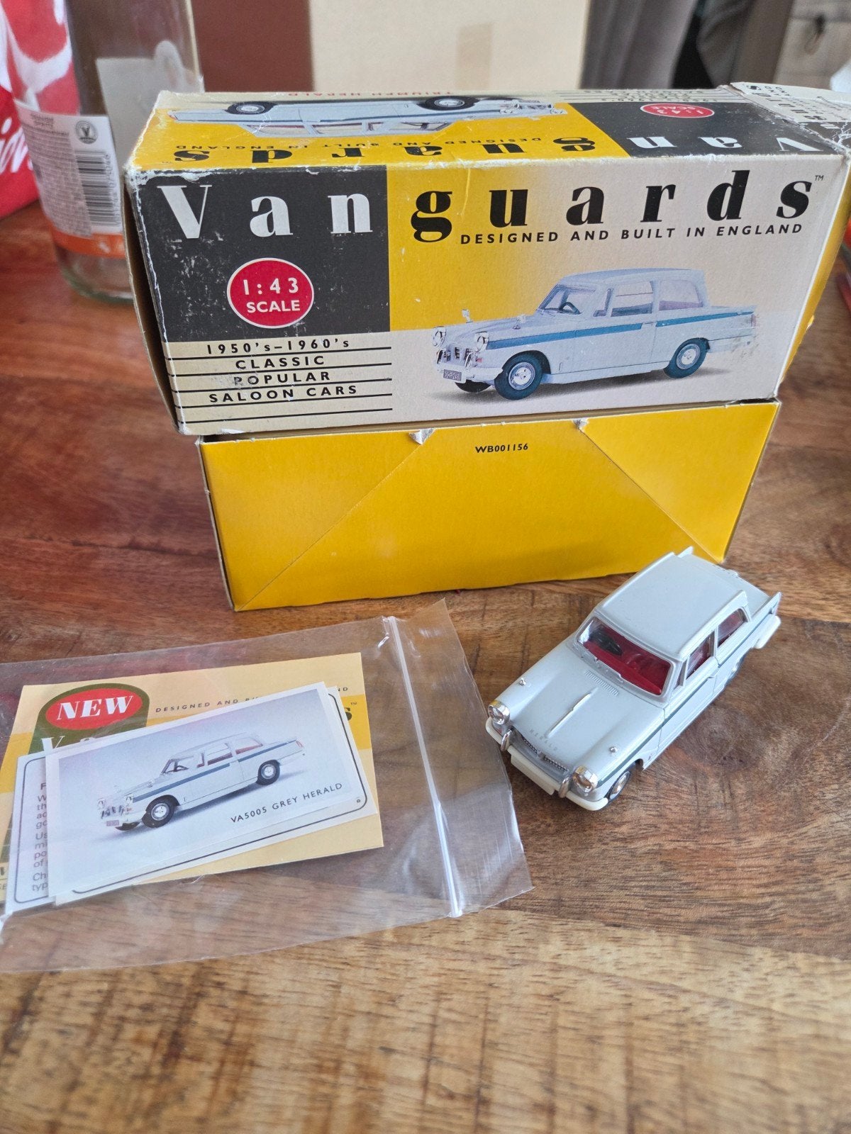 Vanguards VA5005 Grey Triumph Herald schaal 1:43, Overige merken, Gebruikt, Auto, .
