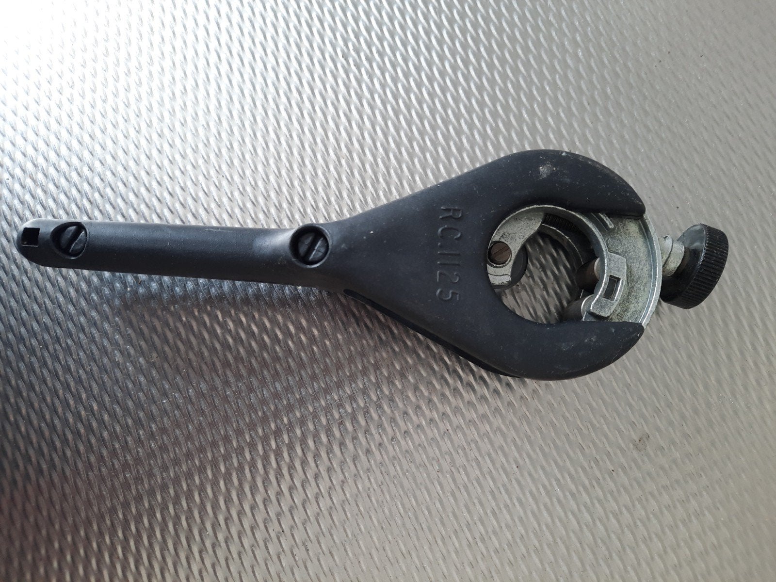 Ridgid RC-1125 Pijpsnijder - Gebruikt, Doe-het-zelf en Verbouw, Gereedschap | Handgereedschap, Ophalen of Verzenden, Gebruikt