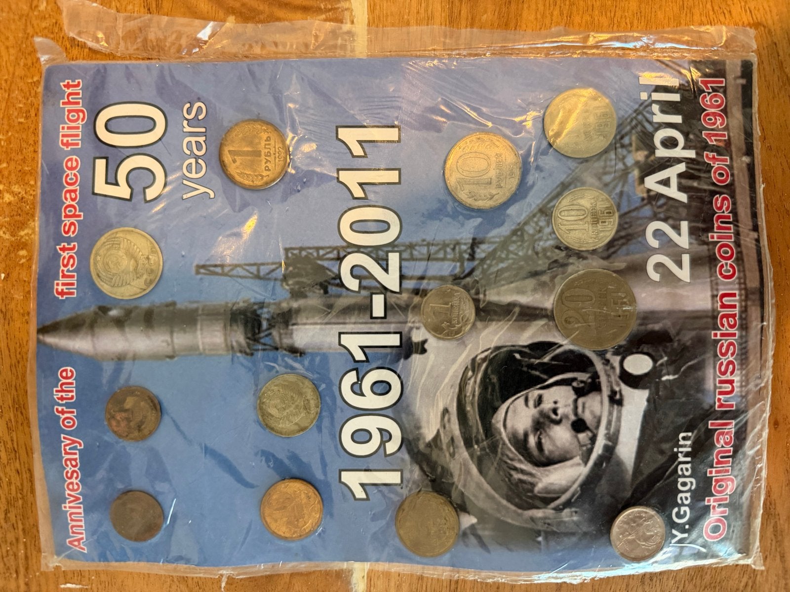 Russische munten set - 50 jaar ruimtevaart 1961-2011, Ophalen of Verzenden, Centraal-Azië, Setje