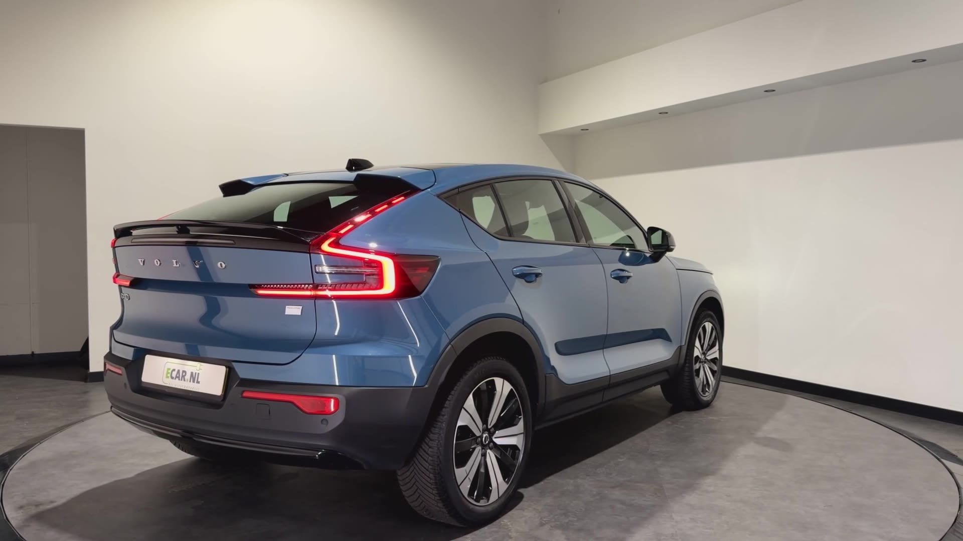 Volvo C40 Recharge Plus 69 kWh | Adaptief Cruise Control | K, Stof, Gebruikt, Met garantie (alle), Blauw