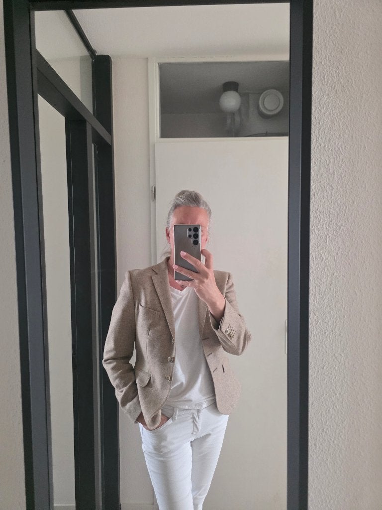 Cavallaro blazer, Kleding | Dames, Ophalen, Beige, Cavallaro, Maat 42/44 (L)