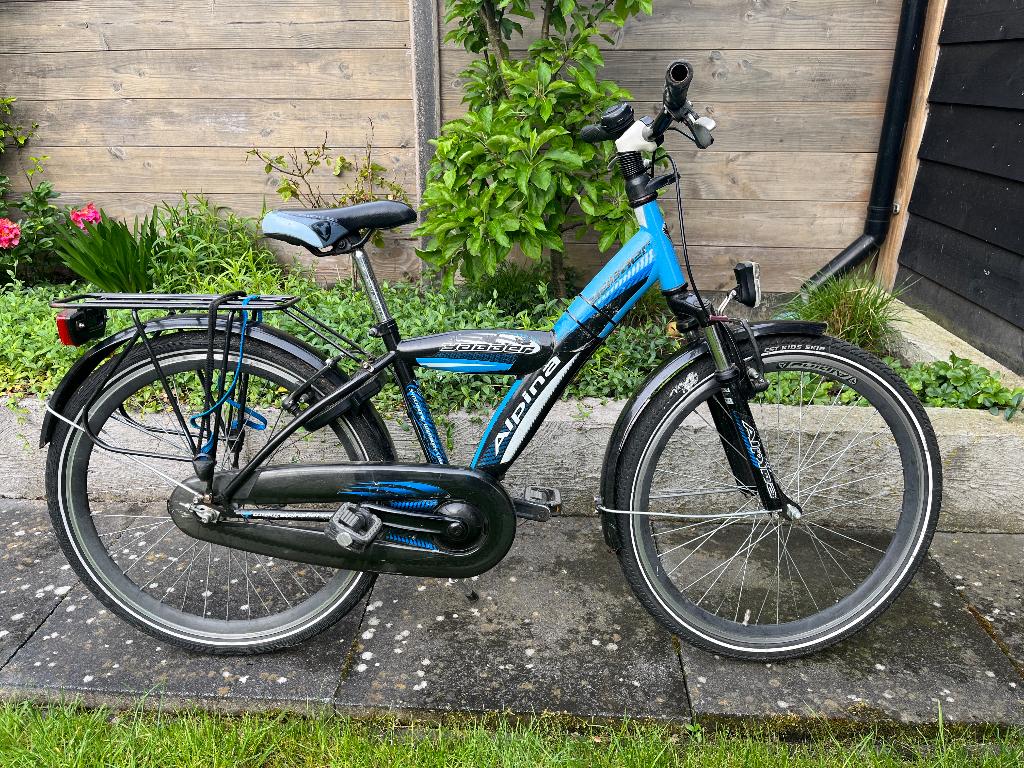 Kinderfiets alpine yabber 24 inch, Ophalen, 20 inch of meer, Gebruikt, Alpine