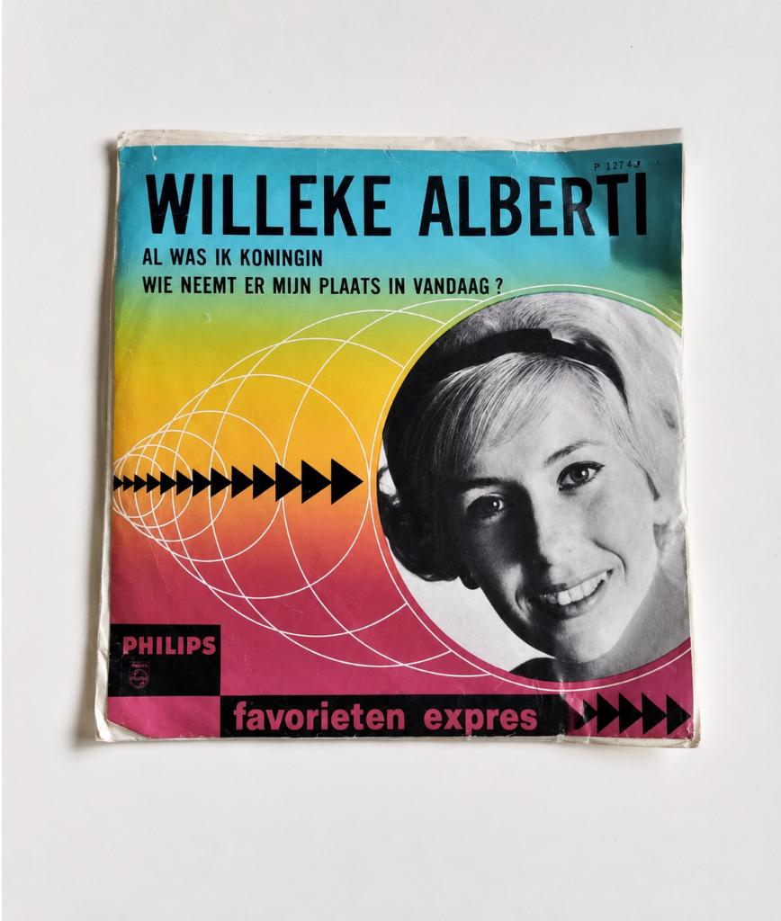 original single-willeke alberti-al was ik koningin *1965*, Gebruikt, Fotohoes, 7 inch, Single