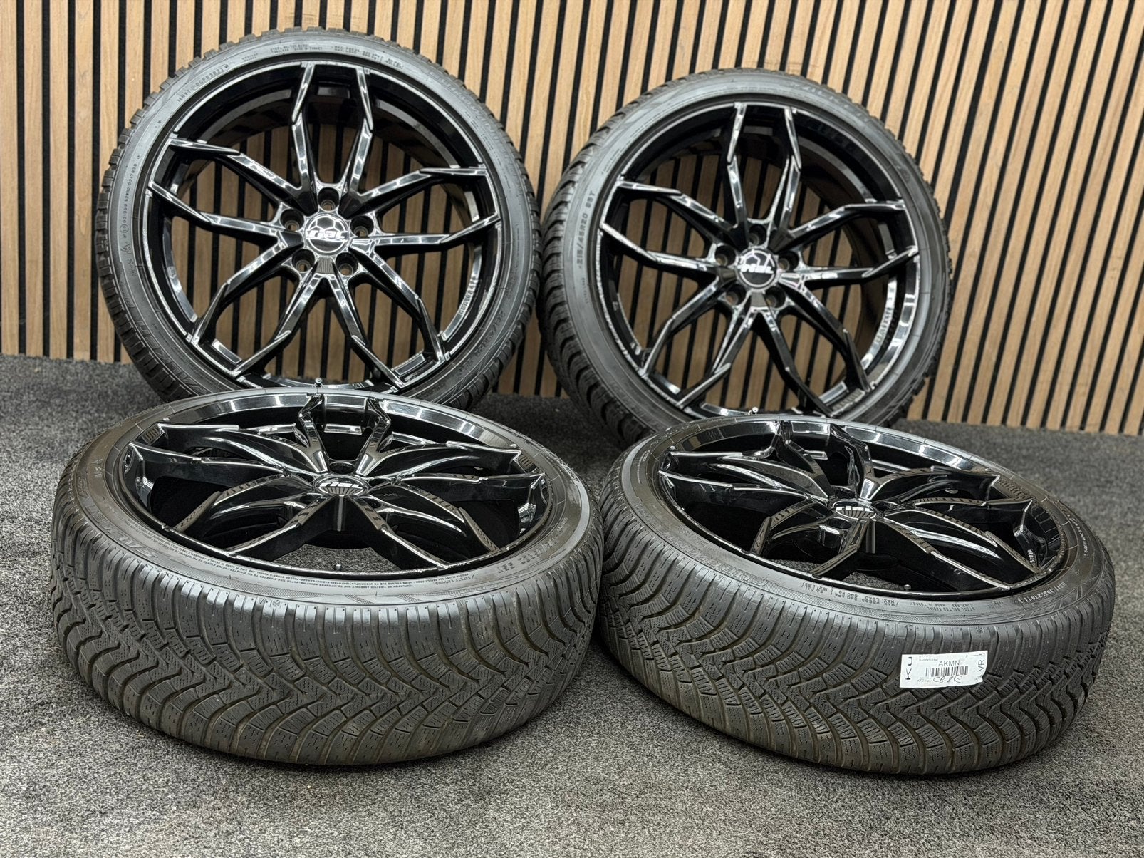 20 inch Rial Lucca - VW ID.3 ID3 5x112 ET45 Falken 215/45/20, Ophalen, 215 mm, ., Banden en Velgen