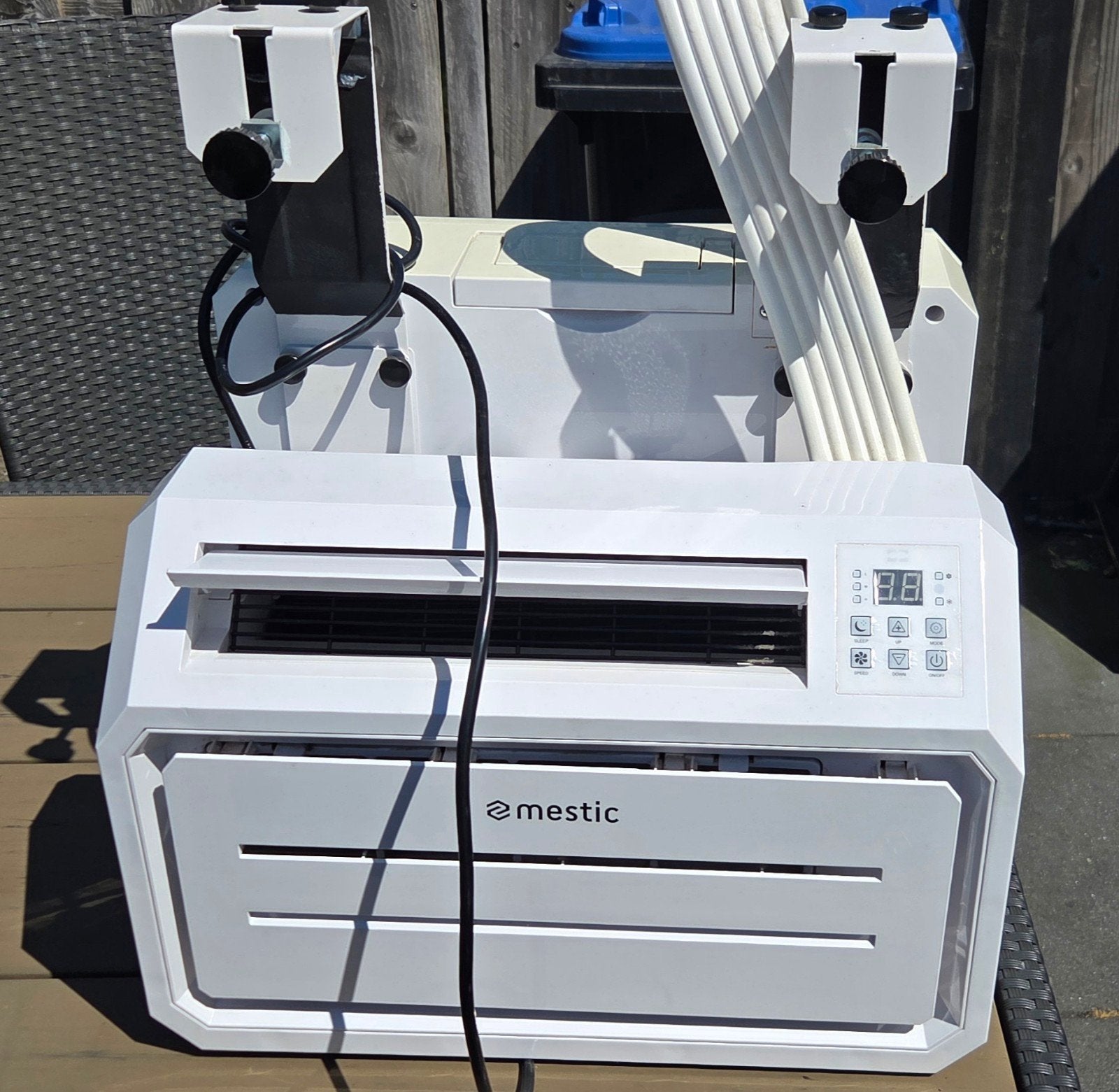 Mestic Split Airco - Draagbare Airconditioner, Ophalen, Gebruikt, Minder dan 60 m³, Koelen en Ontvochtigen