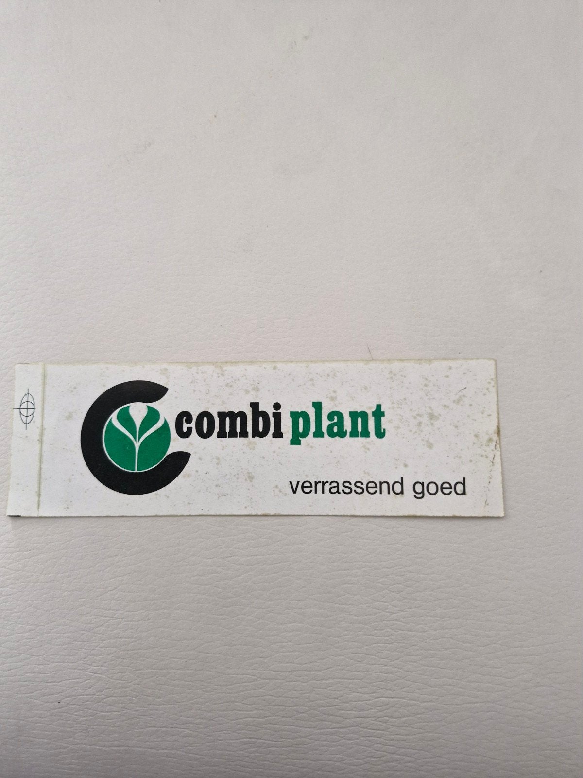 10040 Combiplant sticker - verrassend goed, Ophalen of Verzenden, Gebruikt, Overige typen