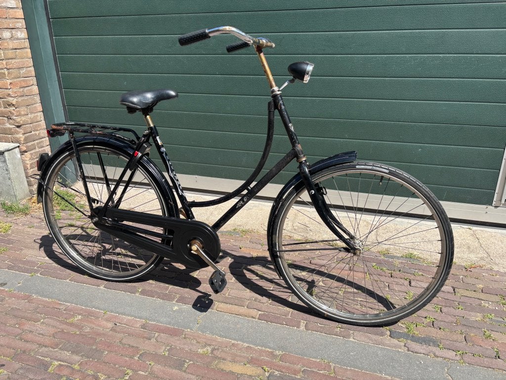 Fietshokje Houtplein: Batavus Old Dutch omafiets, Fietsen en Brommers, Terugtraprem, Gebruikt, Niet ingevuld, Niet ingevuld