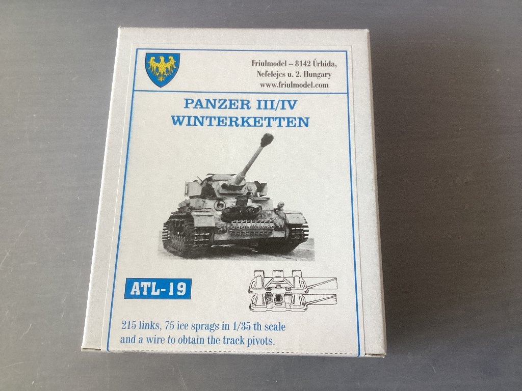 1:35 Friulmodel Panzer III/IV winterketten, Overige merken, Tank, 1:32 tot 1:50, Nieuw