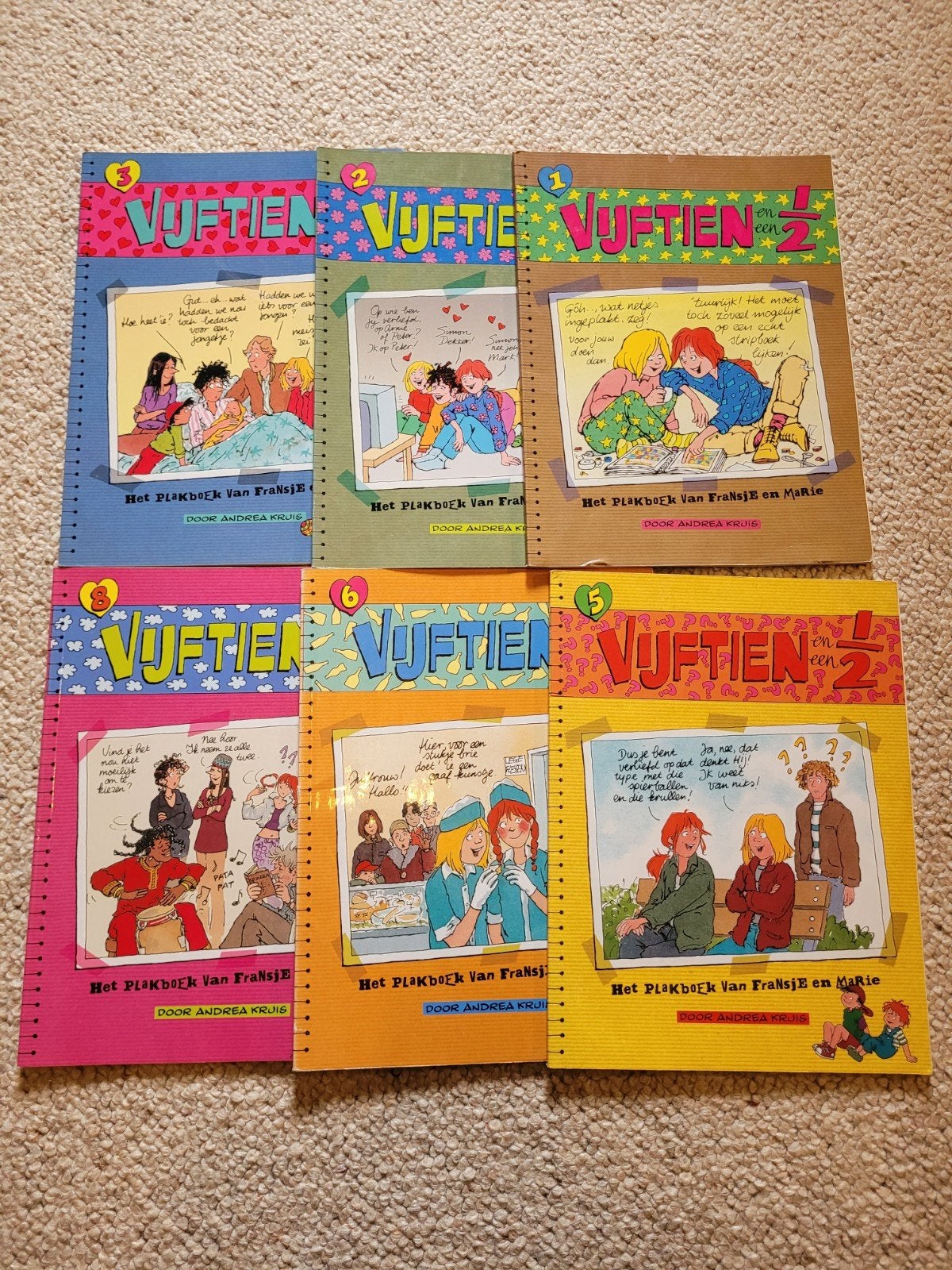 vijftien en een half stripboeken, Andrea Kruis, Europa, Ophalen of Verzenden, Zo goed als nieuw