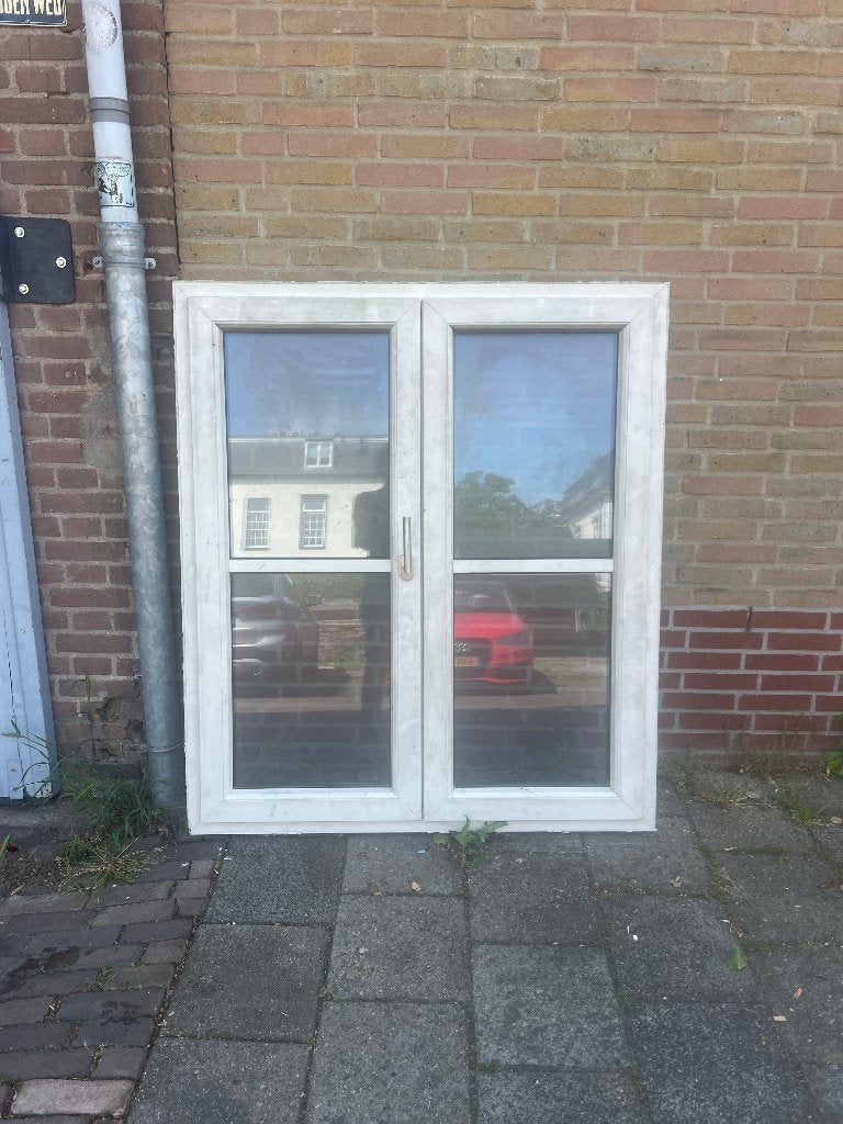 Raamkozijn 120 cm breedte x hoogte 137,6, dikte 7,5, Doe-het-zelf en Verbouw, Glas en Ramen, Ophalen, Gebruikt, 80 tot 120 cm